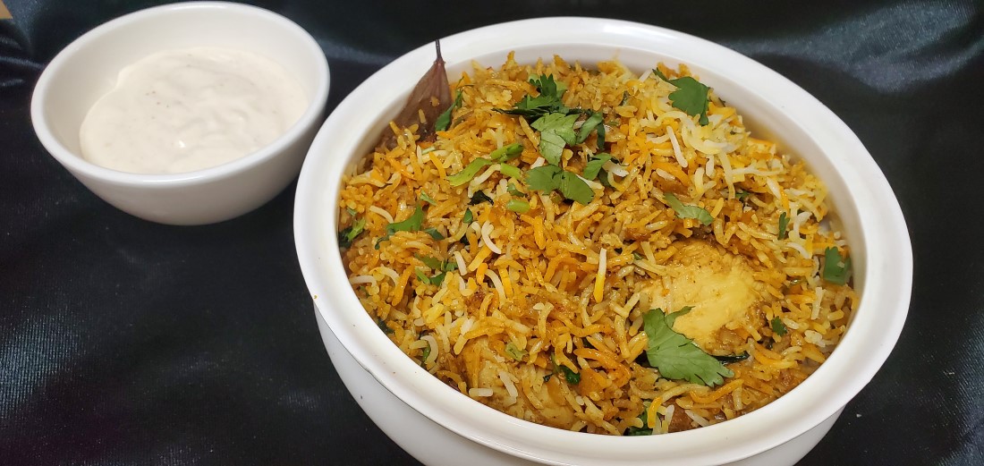 Chicken Biryani – The Royal Indian Rice Dish at Dusmesh Indian Restaurant, Cincinnati