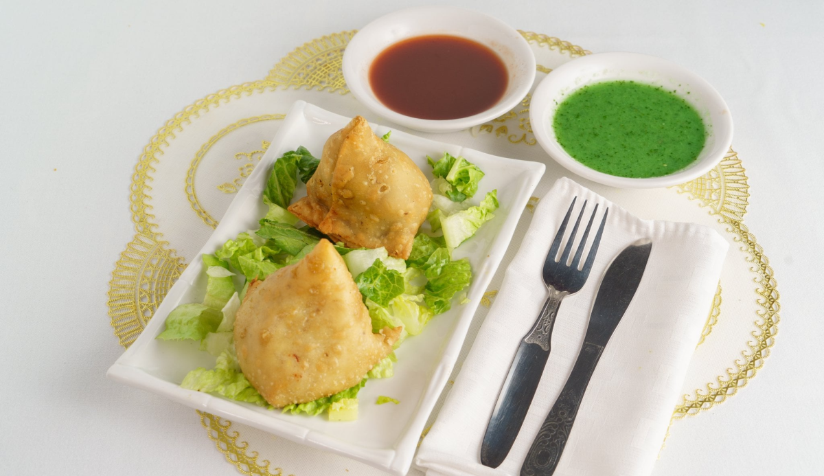 Vegetable Samosa – The Iconic Indian Appetizer at Dusmesh Indian Restaurant, Cincinnati